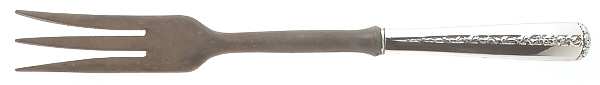 Rambler Rose (Sterling, 1937) Salad Serving Fork with Wooden Prongs