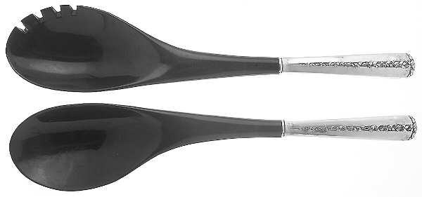 Rambler Rose (Sterling, 1937) Plastic Bowl 2-Piece Salad Set