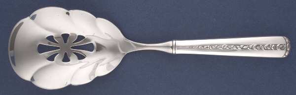 Rambler Rose (Sterling, 1937) Pierced Serving Spoon with Stainless Bowl