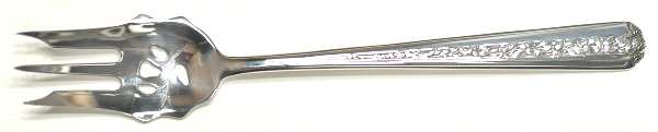 Rambler Rose (Sterling, 1937) Pickle Fork Pierced with Short Handle HC