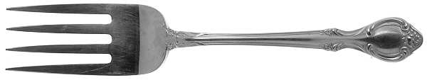 Rose Antique (Stainless) Medium Solid Cold Meat Serving Fork