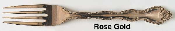 Rose Cascade-Rose Gold (Electroplate) Fork