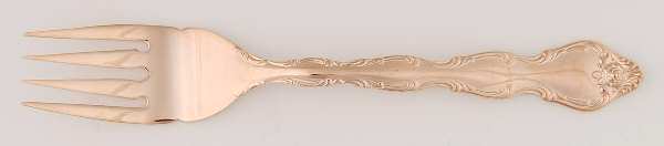 Rose Cascade-Rose Gold (Electroplate) Individual Salad Fork
