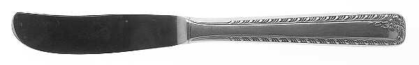 Rose Gadroon (Stainless) Butter Spreader Hollow Hdl-Paddle/Stainless Blade