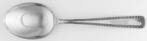 Rose Gadroon (Stainless) Solid Serving Spoon by Towle Silver