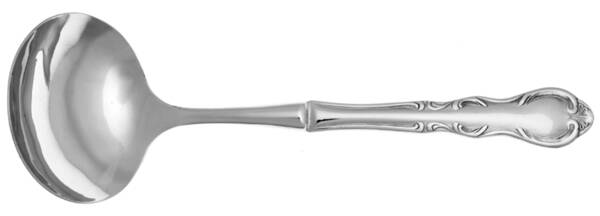 Romance (Stainless) Gravy Ladle with No Spout Stainless Bowl HC