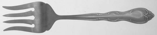 Romance (Stainless) Large Solid Serving Fork