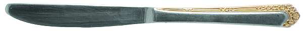 Royal Rose-Gold Accent Modern Solid Knife