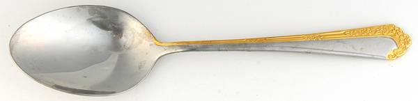 Royal Rose-Gold Accent Tablespoon (Serving Spoon)