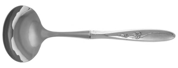 Rose Solitaire (Sterling, 1954) Gravy Ladle with No Spout Stainless Bowl HC