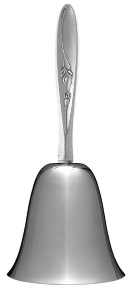 Rose Solitaire (Sterling, 1954) Bell Large with Stainless Bowl HC