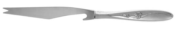 Rose Solitaire (Sterling, 1954) Bar Knife Serving with Stainless Blade HC