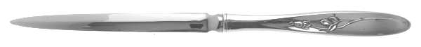 Rose Solitaire (Sterling, 1954) Letter Opener with Stainless Blade