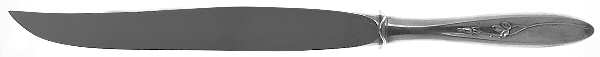Rose Solitaire (Sterling, 1954) Large Stainless Blade Roast Carving Knife
