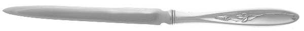 Rose Solitaire (Sterling, 1954) Letter Opener with Stainless Blade