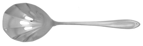 Ron De Vu (Stainless) Solid Pierced Shell Casserole Spoon