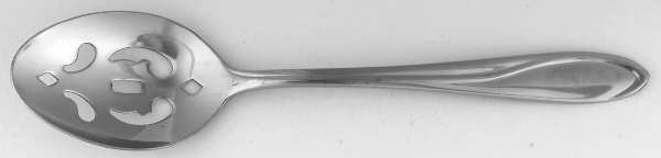 Ron De Vu (Stainless) Pierced Tablespoon (Serving Spoon) by Towle Silver