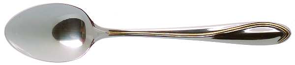 Ron De Vu-Gold Accent (Stainless) Teaspoon