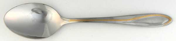 Ron De Vu-Gold Accent (Stainless) Tablespoon (Serving Spoon)