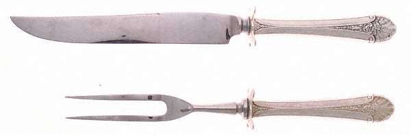 Royal Windsor (Sterling, 1935) Small Steak 2-Piece Carving Set w/Stainless Blade
