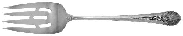 Royal Windsor (Sterling, 1935) Medium Solid Cold Meat Serving Fork