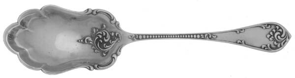 Rustic (Sterling, 1895) Large Solid Berry/Casserole Spoon