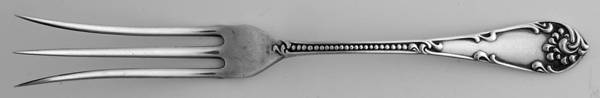 Rustic (Sterling, 1895) Lemon Fork