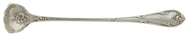 Rustic (Sterling, 1895) Mustard Spoon