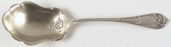 Rustic (Sterling, 1895) Large Jelly Spoon