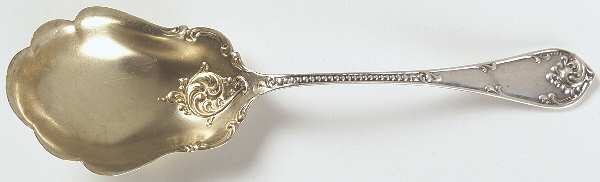 Rustic (Sterling, 1895) Preserve Spoon
