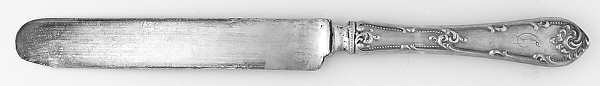 Rustic (Sterling, 1895) Blunt Hollow Knife