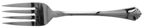 Santa Barbara (Stainless) Medium Solid Cold Meat Serving Fork