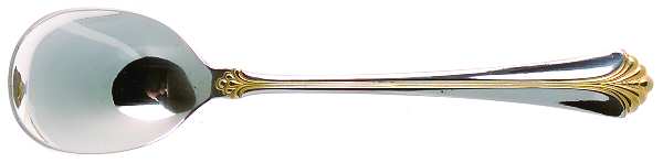 Santa Barbara Gold (Stainless, Gold Accent) Sugar Spoon