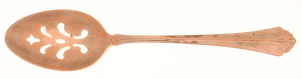Santa Barbara-Rose Gold (Electroplate) Pierced Tablespoon (Serving Spoon)