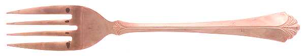 Santa Barbara-Rose Gold (Electroplate) Individual Salad Fork