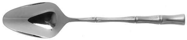 Satin Cane (Stainless) Place/Oval Soup Spoon by Towle Silver