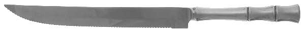 Satin Cane (Stainless) Large Stainless Blade Roast Carving Knife