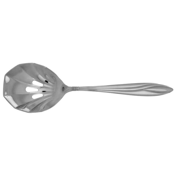 Savvy (Stainless) Pierced Solid Serving Spoon
