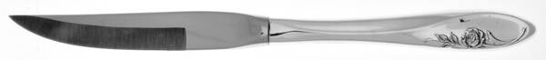 Sculptured Rose (Sterling, 1961) Individual Steak Knife w/Bevel Blade