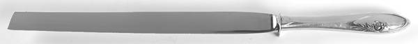 Sculptured Rose (Sterling, 1961) Ham Slicer Knife with Stainless Blade