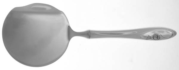 Sculptured Rose (Sterling, 1961) Cranberry Server with Stainless Bowl