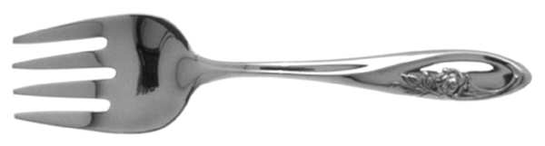 Sculptured Rose (Sterling, 1961) Baby Fork