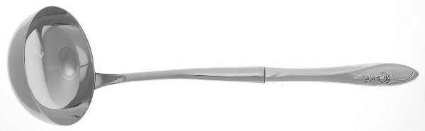 Sculptured Rose (Sterling, 1961) Soup Ladle with Stainless Bowl