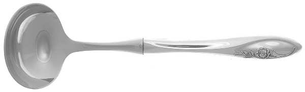 Sculptured Rose (Sterling, 1961) Hollow Handle Gravy Ladle with Stainless Bowl