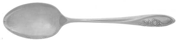 Sculptured Rose (Sterling, 1961) Tablespoon (Serving Spoon)
