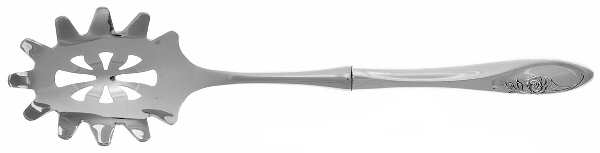 Sculptured Rose (Sterling, 1961) Pasta Server with Stainless Bowl