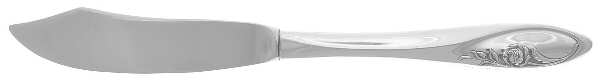 Sculptured Rose (Sterling, 1961) Individual Fish Knife with Stainless Blade