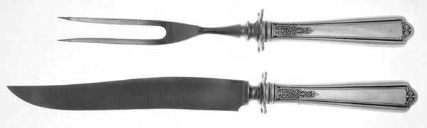 Seville (Sterling, 1926) Small Steak 2-Piece Carving Set w/Stainless Blade