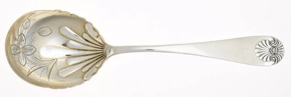 Shell II (Silverplate, 1889) Solid Smooth Casserole Spoon