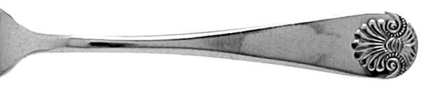 Shell II (Silverplate, 1889) Monogram Fork
